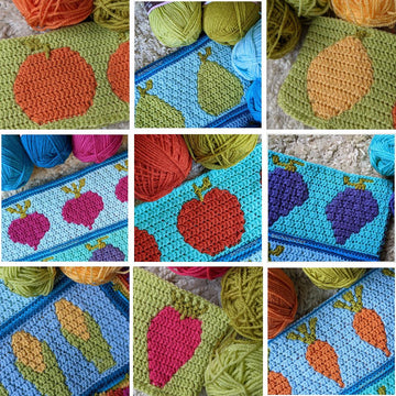 Harvest Fruit & Veg Blanket
