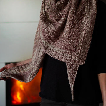 Tartanesque shawl