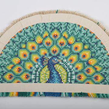 Craft Buddy Peakcock Rug Latch Hook Kit