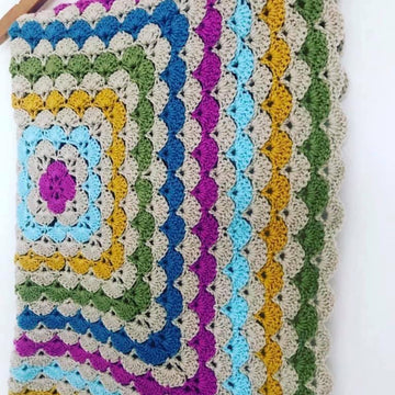 Shell Stitch Crochet Blanket