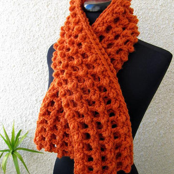 Infinity Orange Scarf