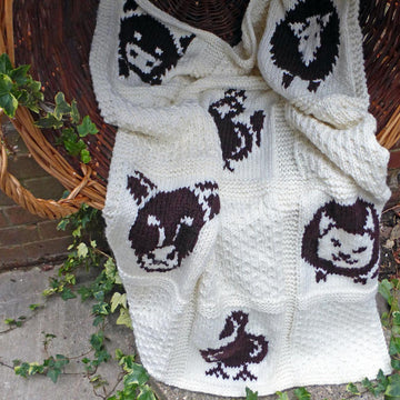 Farmyard Animals Baby Blanket
