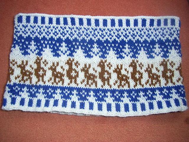 Roe deer winter cowl