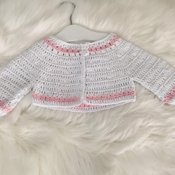 Baby Dress & Cardigan Set N 400
