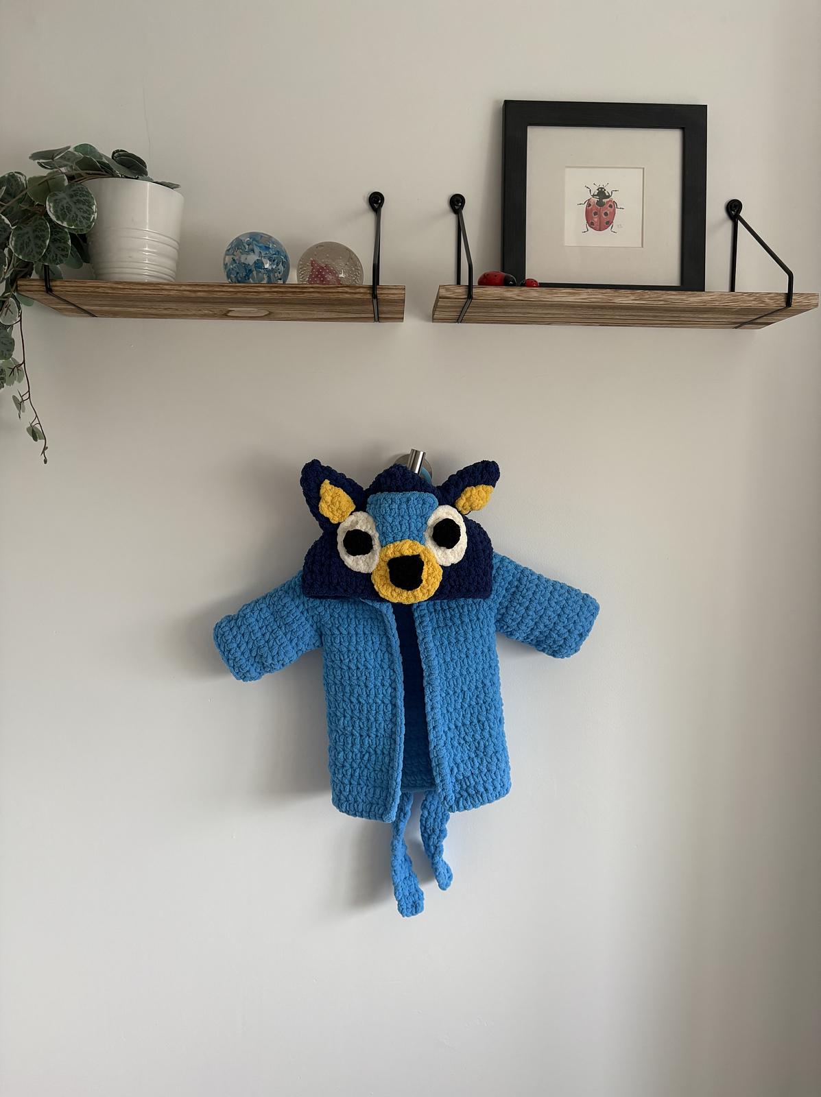 Blue Heeler Dressing Gown/Bathrobe