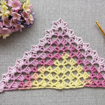 Crochet Bandana/Shawl Pattern/Chart #34