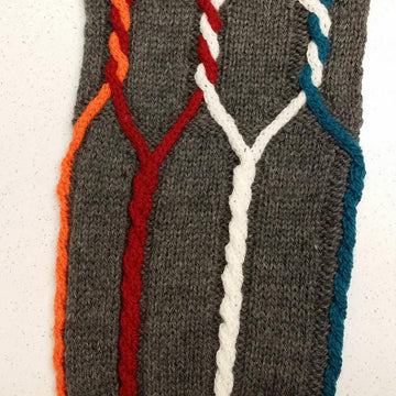 Rainbow Cable Cocoon and Hat