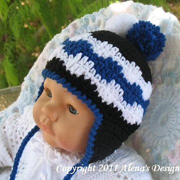 Pom-Pom  Ear-flap  Hat