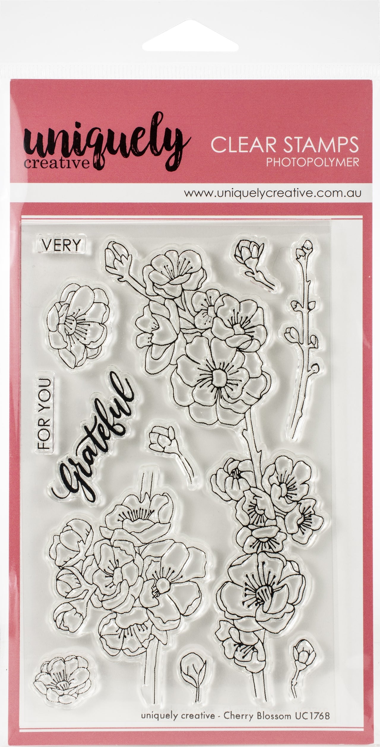 Uniquely Creative 4"X6" Clear Stamps - Cherry Blossom