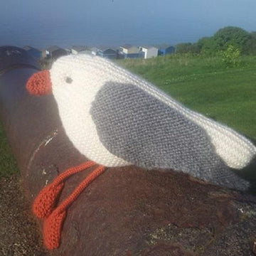 Giant toy seagull
