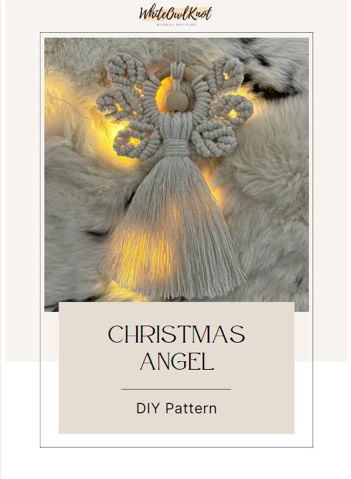 Macrame Christmas Angel