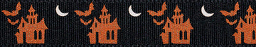 Berisfords 15mm Haunted Houses Ribbon, 20 metres