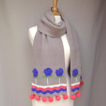 Winter Blooms Scarf