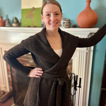 Wine Cardigan