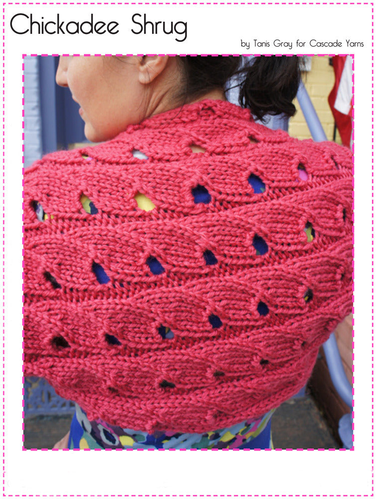 Chickadee Shrug in Cascade Pacific Chunky - C236