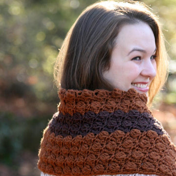 Caramel & Chocolate Cowl
