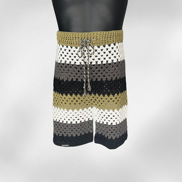 Granny Stitch Mens Polo and Shorts Set