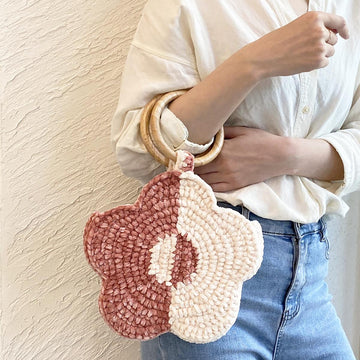 Groovy Flower Crochet Bag Pattern – Retro Aesthetic | Handbag, Shoulder, Crossbody & Tote Bag