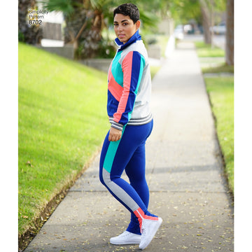 Simplicity 8702 Mimi G Women's Knit Jacket, Pant and Leggings - Sewing Pattern