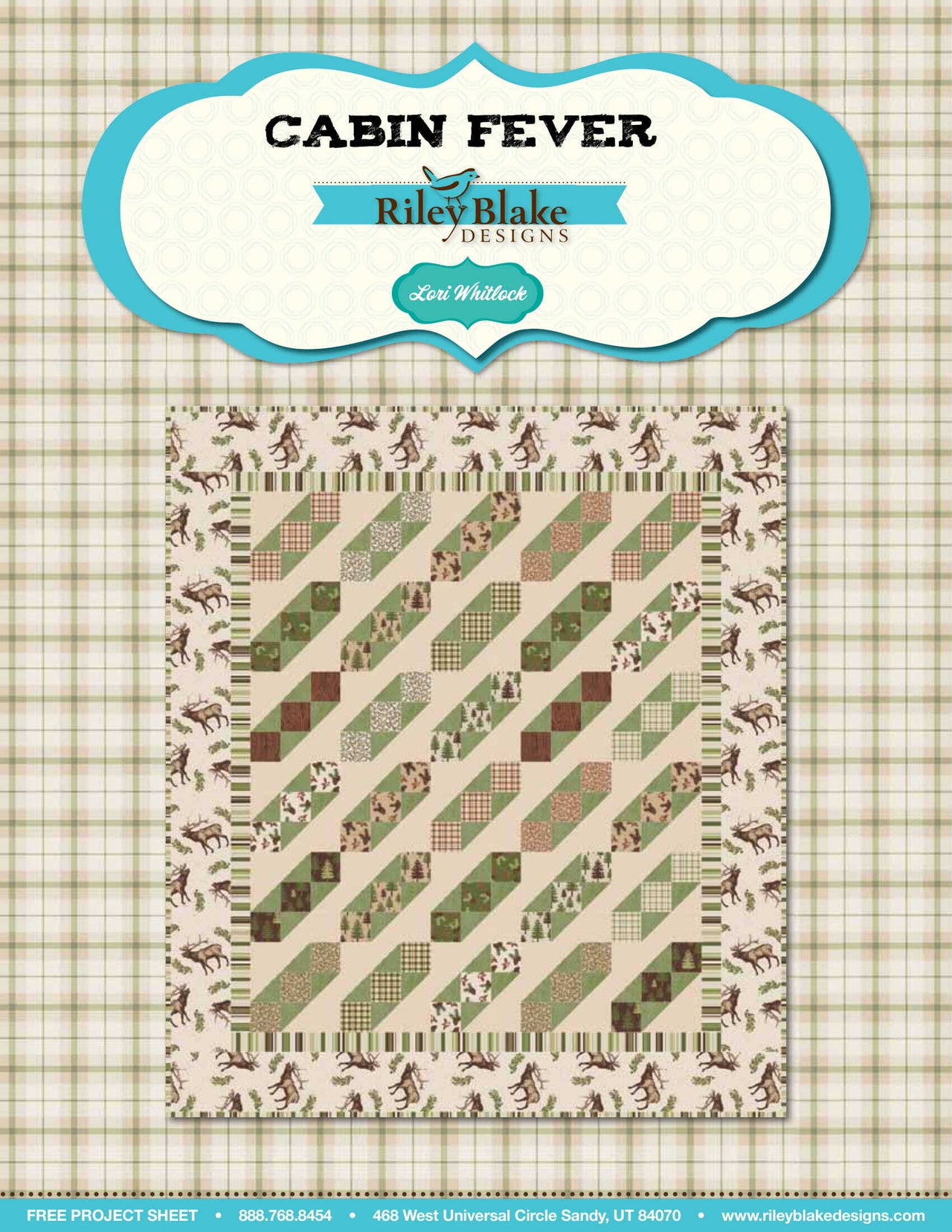 Riley Blake Cabin Fever - Downloadable PDF