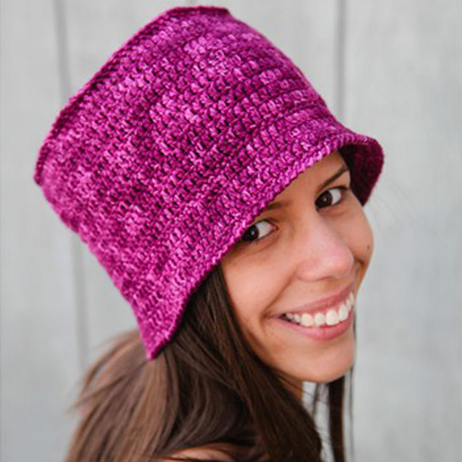 598 Cranwell Hat - Crochet Pattern for Women in Valley Yarns Charlemont Hand Dyed