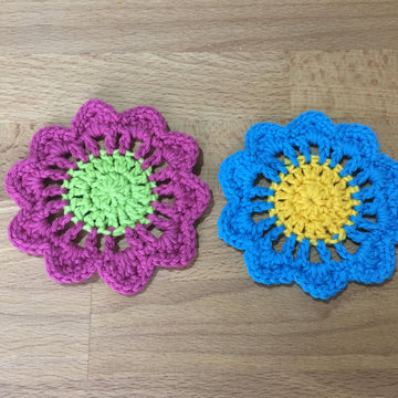 Spring flowers coasters and placemats