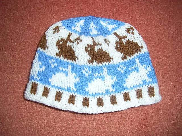 Baby rabbit beanie