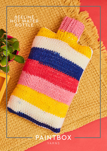 Beeline Hot Water Bottle - Free Knitting Pattern For Home in Paintbox Yarns Chunky Pots & Simply Chunky