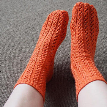 Ribbon Curl Socks