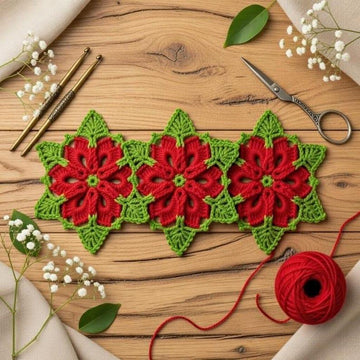 Crochet Hexagon Doily Pdf + Video Tutorial