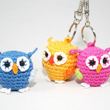 Owl - Key Chain - Amigurumi