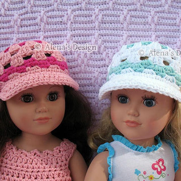 Visor Lace Doll Hat