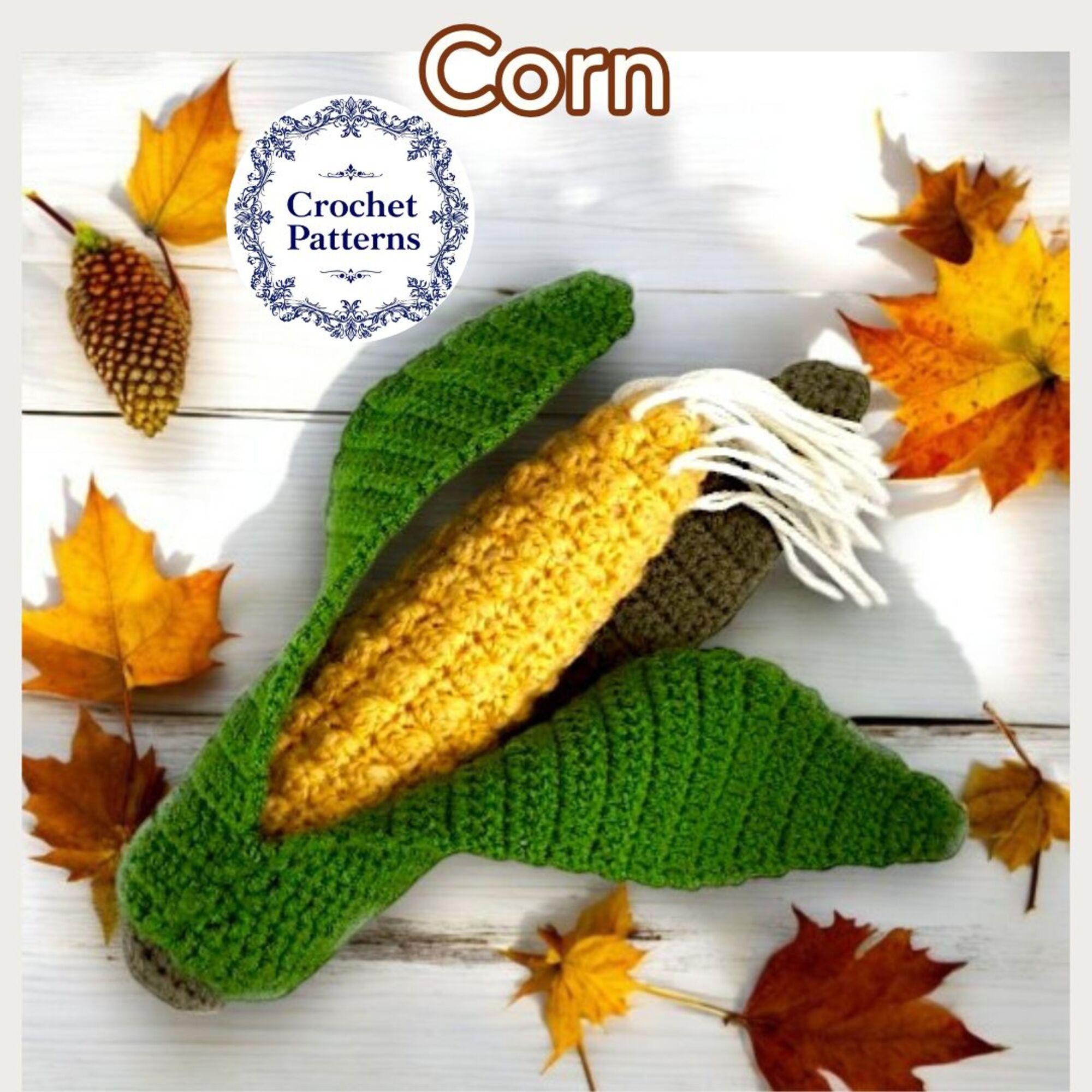 Crochet Corn on the Cob Pattern: Montessori Baby Toy (PDF Pattern)