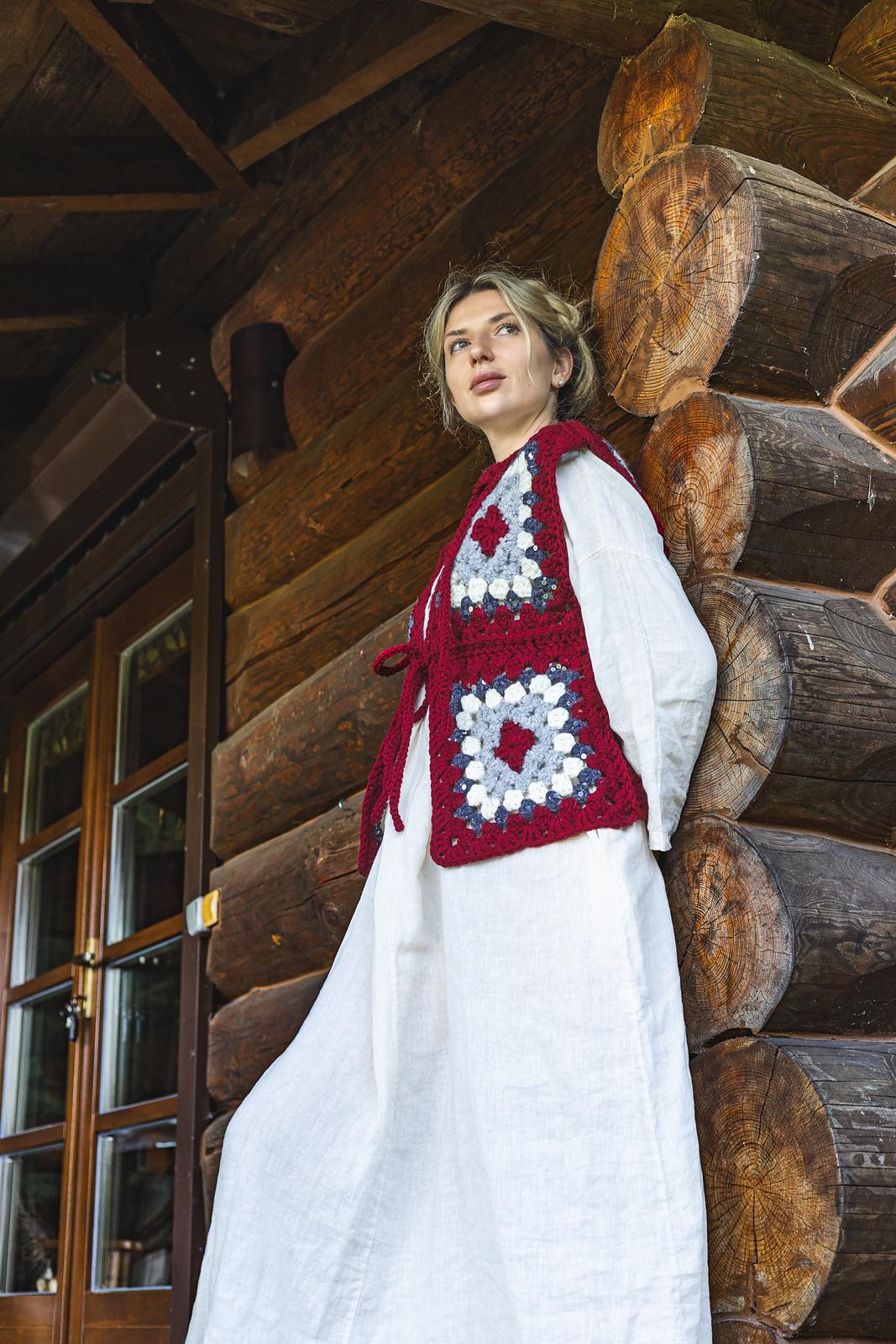 Granny square vest