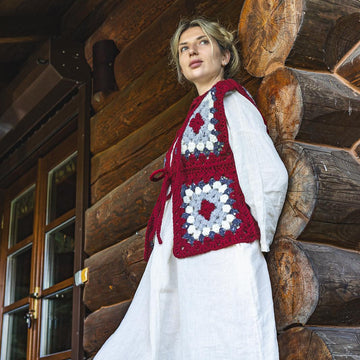 Granny square vest