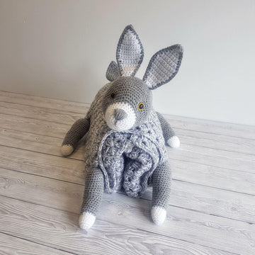 3in1 Woodland Bunny Baby Blanket