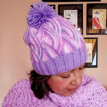 Waves in Pink Hat