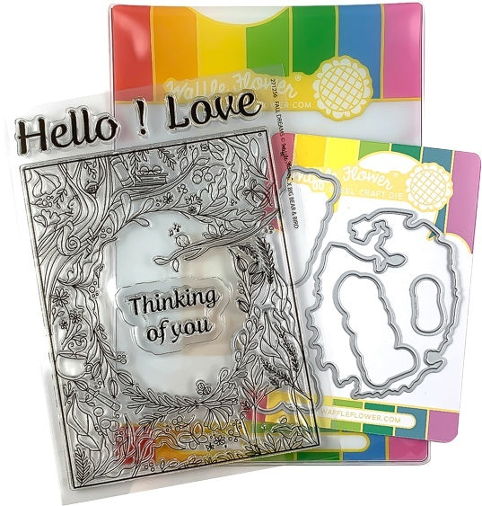 Waffle Flower Crafts Waffle Flower Stamp & Die Set - Fall Dreams