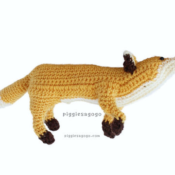 Walking Fox amigurumi きつねのあみぐるみ