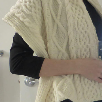 Raquel - aran wrap