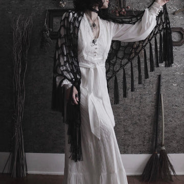 Widow's Web Shawl