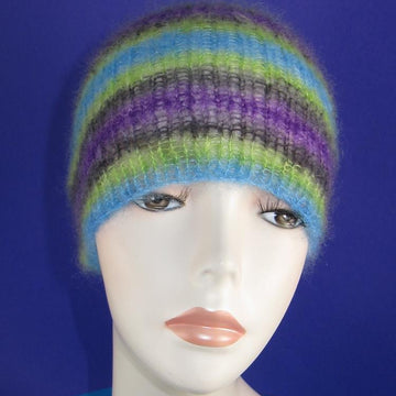 Angel Prints Mohair Rib Skullcap Hat
