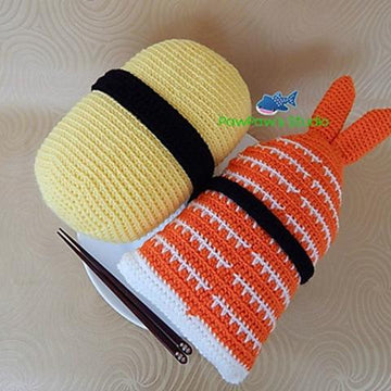 Amigurumi Jumbo Sushi Tamago/egg Pattern No.16