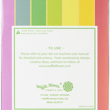 Waffle Flower Crafts Waffle Flower Die - Rejoice Rabbit