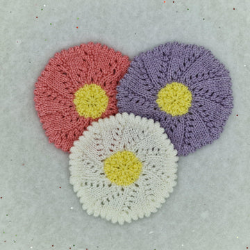PDF Pretty Daisy Coaster Set Knitting Patterns