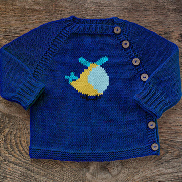 Knit Pullover "Helicopter"