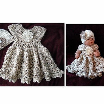753 GIRL'S DRESS, HAT, FLOWER