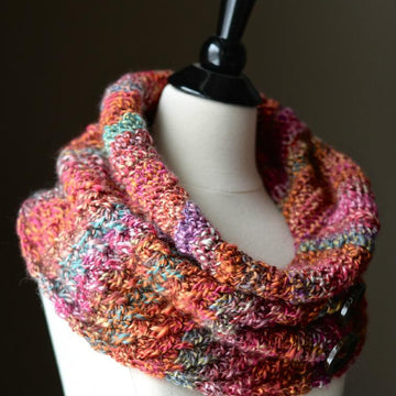 "Knit-Look" Infinity Stitch Cowl & Poncho
