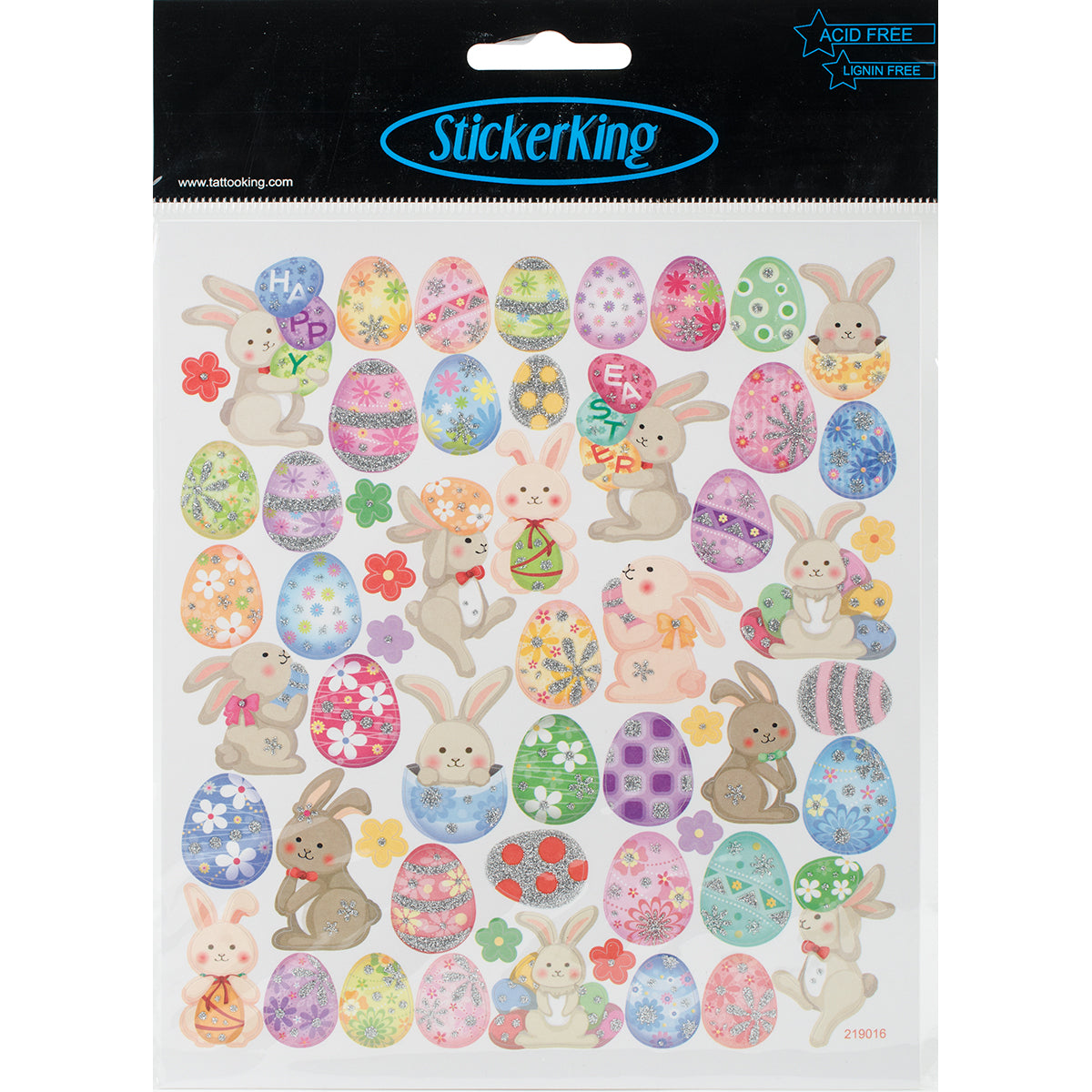 Tattoo King Sticker King Stickers - Happy Bunnies