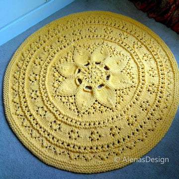 Floral Lace Rug